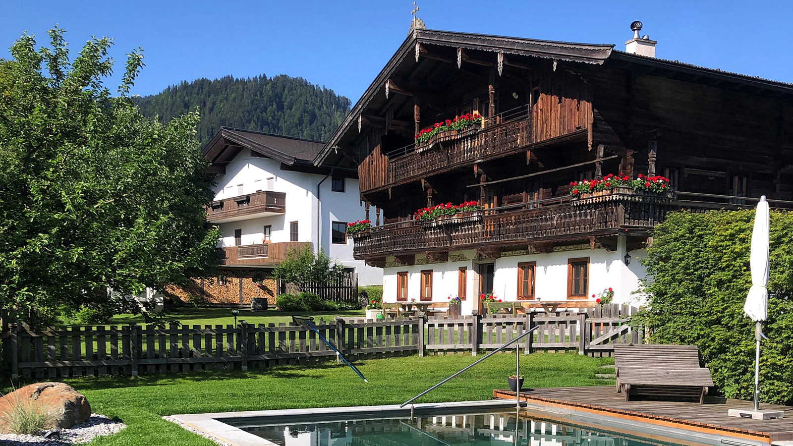 Ferienhaus mit Pool in Söll / Tirol